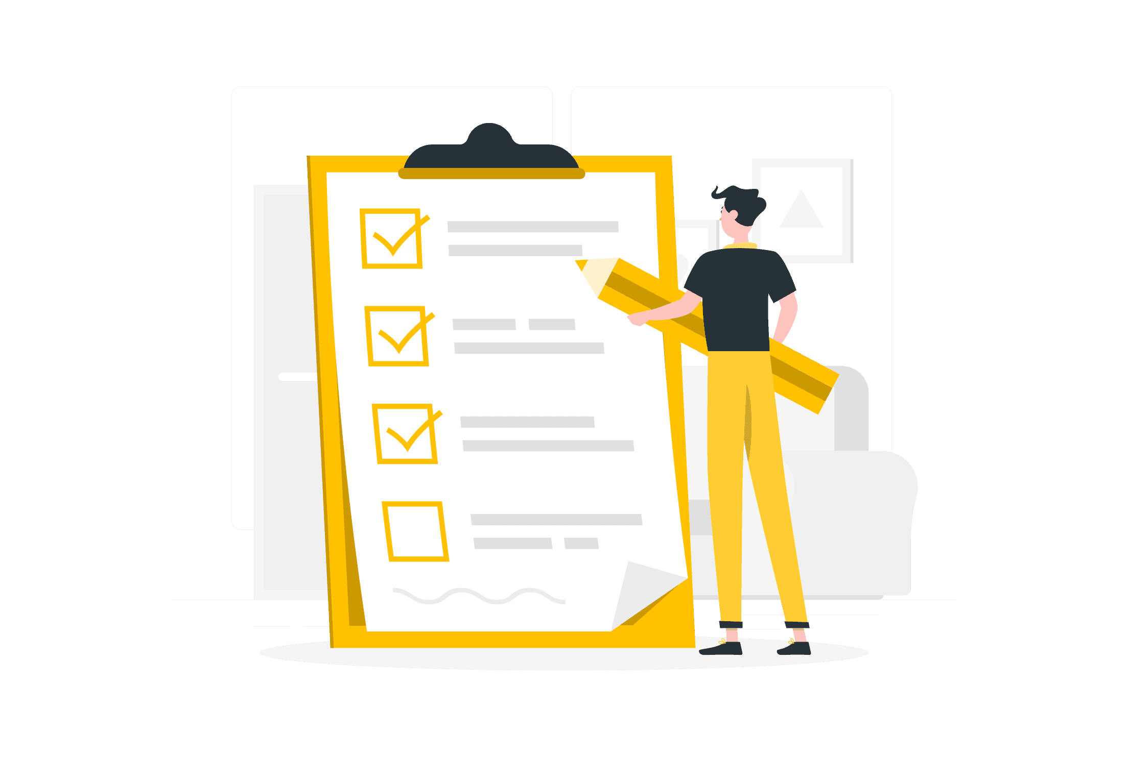 Checklist Illustration